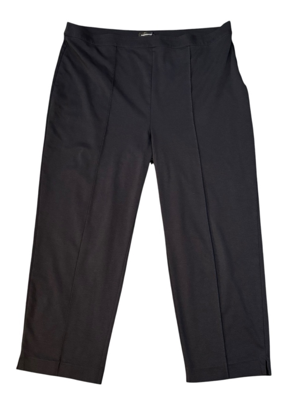 summersalt Black Straight Leg Pull-On Pants, lightweight